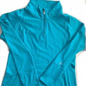 ALO  teal work out top - XL